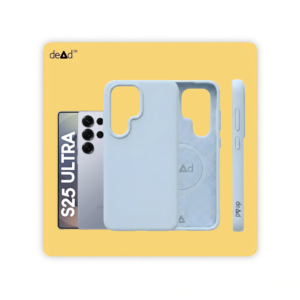 Silicone Back Cover for SAMSUNG Galaxy S25 Ultra 5G (Mist Blue)