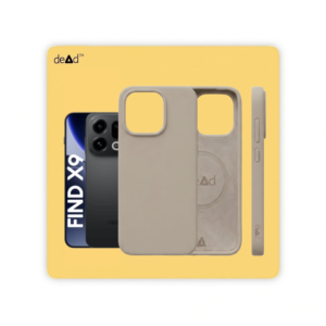 Silicone Back Cover for OPPO Find X9 (Stone Gray)