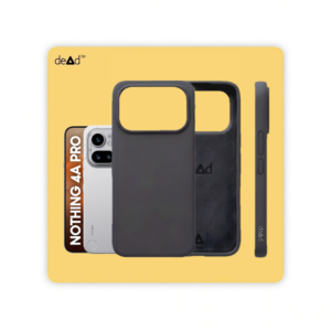 Silicone Back Cover for Nothing Phone 4a Pro (Charcoal Black)