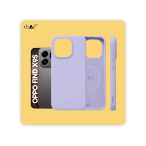 Silicone Back Cover for OPPO Find X9s (Lavender)