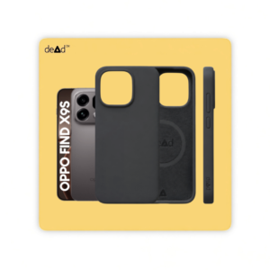 Silicone Back Cover for OPPO Find X9s (Charcoal Black)