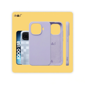 Silicone Back Cover for iQOO 15R (Lavender)