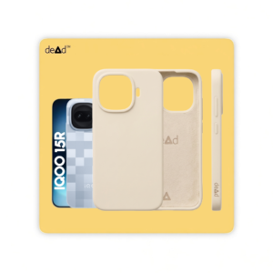Silicone Back Cover for iQOO 15R (Antique White)