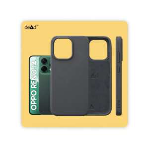 Silicone Back Cover for OPPO Reno14 5G (Charcoal Black)