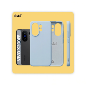 Silicone Back Cover for vivo X200 FE (Mist Blue)