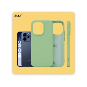 Silicone Back Cover for OPPO Reno15c 5G (Gossip Green)