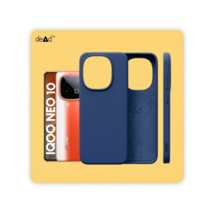 Silicone Back Cover for iQOO Neo 10 (Navy Blue)