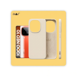 Silicone Back Cover for iQOO Neo 10 (Antique White)