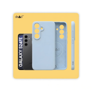 Silicone Back Cover for Samsung Galaxy S24 FE 5G (Mist Blue)