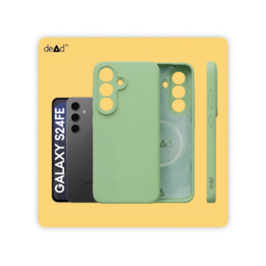 Silicone Back Cover for Samsung Galaxy S24 FE 5G (Gossip Green)