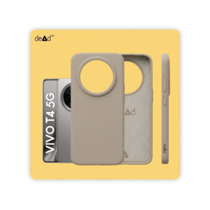 Silicone Back Cover for vivo T4 5G (Stone Gray)