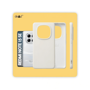 Silicone Back Cover for REDMI Note 15 SE 5G (White)