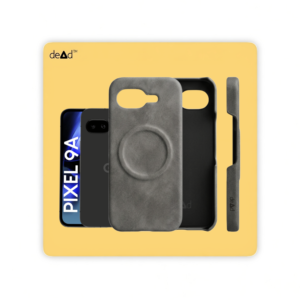 Suede Leather Back Cover for Google Pixel 9a (Grey)