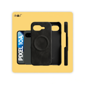 Suede Leather Back Cover for Google Pixel 10a (Black)
