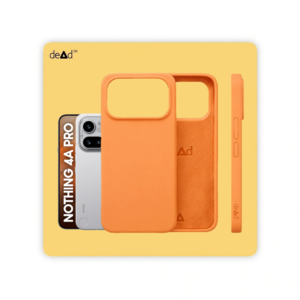 Silicone Back Cover for Nothing Phone 4a Pro (Pastel Orange)