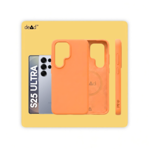 Silicone Back Cover for SAMSUNG Galaxy S25 Ultra 5G (Pastel Orange)