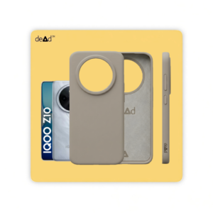 Silicone Back Cover for iQOO Z10 5G (Stone Gray)
