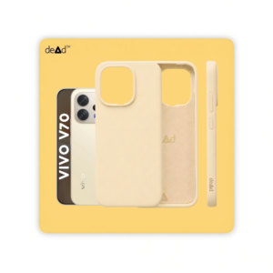 Silicone Back Cover for vivo V70 (Antique White)