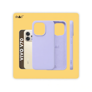 Silicone Back Cover for vivo V70 (Lavender)