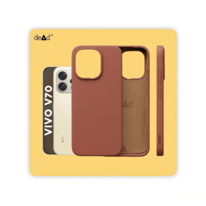 Silicone Back Cover for vivo V70 (Saddle Brown)