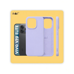 Silicone Back Cover for vivo V70 Elite (Lavender)