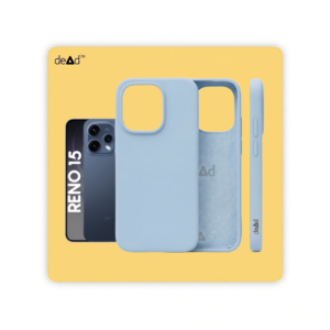 Silicone Back Cover for OPPO Reno15 5G (Mist Blue)