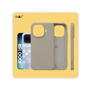Silicone Back Cover for iQOO 15R (Stone Gray)