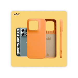 Silicone Back Cover for MOTOROLA Edge 70 Pro Plus (Pastel Orange)