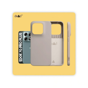 Silicone Back Cover for MOTOROLA Edge 70 Pro Plus (Stone Gray)
