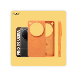 Silicone Back Cover for OPPO Find X9 Ultra (Pastel Orange)