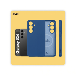 Silicone Back Cover for SAMSUNG Galaxy S24 5G (Navy Blue)