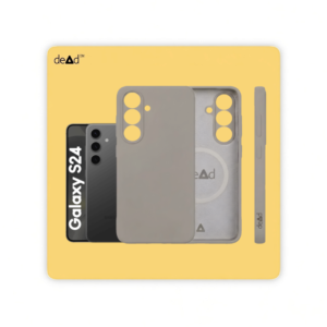 Silicone Back Cover for SAMSUNG Galaxy S24 5G (Stone Gray)
