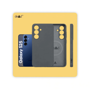 Silicone Back Cover for SAMSUNG Galaxy S25 5G (Charcoal Black)