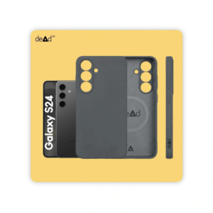 Silicone Back Cover for SAMSUNG Galaxy S24 5G (Charcoal Black)