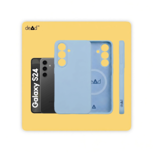 Silicone Back Cover for SAMSUNG Galaxy S24 5G (Mist Blue)