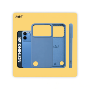 Silicone Back Cover for Nothing Phone 4b (Faded Blue)