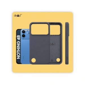 Silicone Back Cover for Nothing Phone 4b (Charcoal Black)