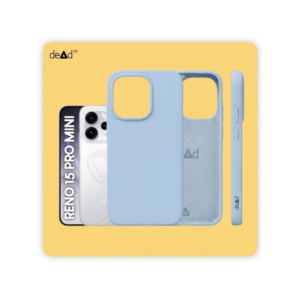 Silicone Back Cover for OPPO Reno15 Pro Mini 5G (Mist Blue)